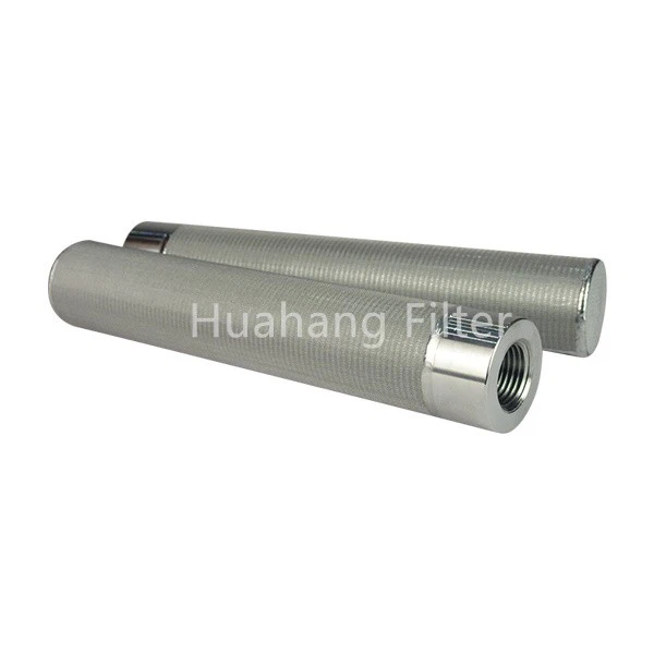 Huahang Custom SS316 Sintered Filter Element 35x175 (2)